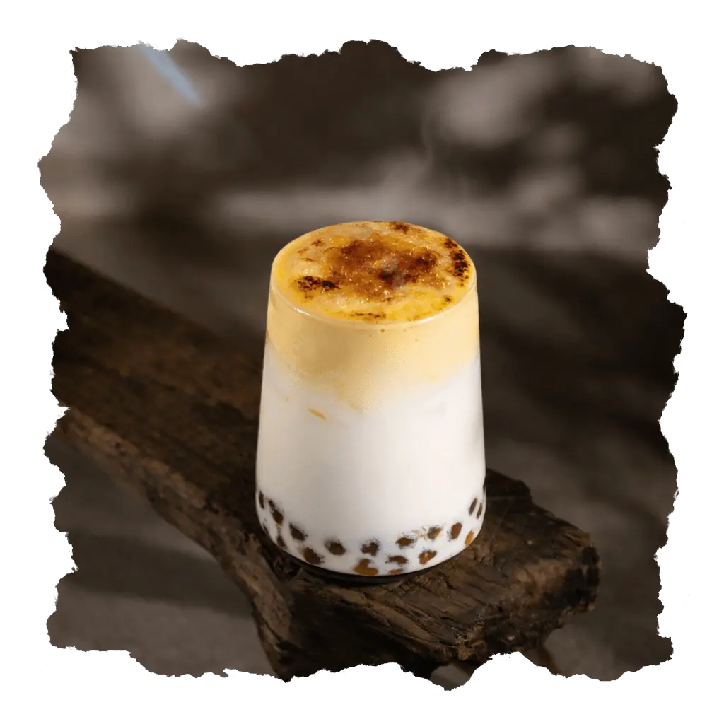 Image of Crème Brûlée Ice Milk with Brown Sugar Tapiochi™